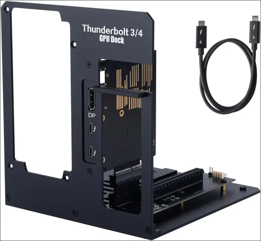 Thunderbolt3/4 USB4 Egpu Enclosure 40Gbps Compatible with Win/Linux/Macos, Pcie External GPU Dock with PD 85W Using DC/ATX PSU, Support NVIDIA/AMD GPU and Daisy Chain