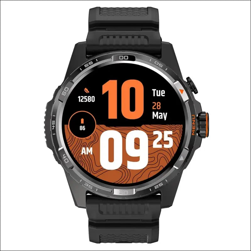 TicWatch Atlas Smartwatch for Men Android Wear OS Smart Watch Outdoor 90 Hrs Battery 110+ Workout Modes Fitness Tracker 5ATM GPS Compass Android Compatible Only