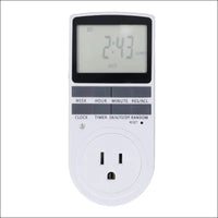 Timer Outlet, Intelligent Programmable Indoor Timed Power Switch, 600mAh Power Timing Automatic Control Outlets with Countdown and Shutdown Modes, Flame Retardant (AU Plug
