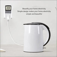 Timer Outlet, Intelligent Programmable Indoor Timed Power Switch, 600mAh Power Timing Automatic Control Outlets with Countdown and Shutdown Modes, Flame Retardant (AU Plug