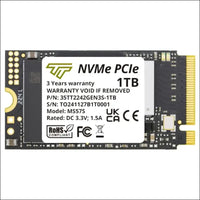 Timetec 1TB M.2 2242 SSD NVMe PCIe Gen3x4 Single Sided Read/Write Speed Up to 2,500/1,700 MB/s Compatible with Lenovo Thinkpad X1 Nano Gen 2 /ThinkPad 11e Yoga Gen 6 /Thinkpad...