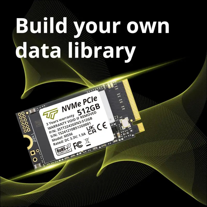 Timetec 512GB M.2 2242 SSD NVMe PCIe Gen3x4 3D NAND TLC Read/Write Speed Up to 2,100/1,600 MB/s Compatible with Lenovo Thinkpad X1 Nano Gen 2 /ThinkPad 11e Yoga Gen 6 /Thinkpad...