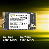Timetec 512GB M.2 2242 SSD NVMe PCIe Gen3x4 3D NAND TLC Read/Write Speed Up to 2,100/1,600 MB/s Compatible with Lenovo Thinkpad X1 Nano Gen 2 /ThinkPad 11e Yoga Gen 6 /Thinkpad...