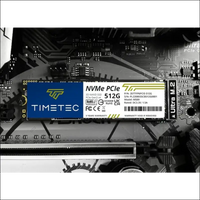 Timetec 512GB SSD NVMe PCIe Gen3x4 8Gb/s M.2 2280 3D NAND TLC 350TBW High Performance SLC Cache Read/Write Speed Up to 2,000/1,600 MB/s Internal Solid State Drive (512GB)