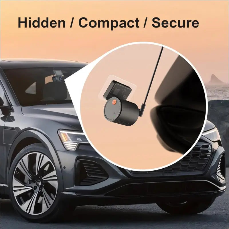Tiny Dash Cam, KAWA 1296P QHD Mini Car Camera Dash Cam - Super Night Vision WDR / 3D DNR, 24H Parking Monitoring and G-Sensor, 2024 New Dash Cam Camera for Car, MINI 3