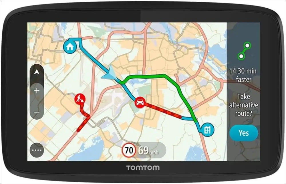 TomTom Car GPS GO 520-5 Inch World Map, Traffic, Danger Zones via Smartphone, Hands-Free Calling