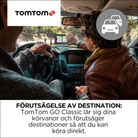 TomTom Car Sat Nav GO Classic (6 Inch, with Traffic Congestion and Speed Cam Alert Trial Thanks to TomTom Traffic, EU Maps, Updates via WiFi, Integrated Reversible Mount)