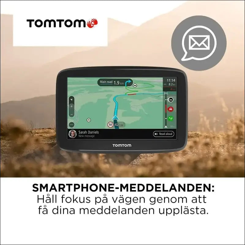 TomTom Car Sat Nav GO Classic (6 Inch, with Traffic Congestion and Speed Cam Alert Trial Thanks to TomTom Traffic, EU Maps, Updates via WiFi, Integrated Reversible Mount)