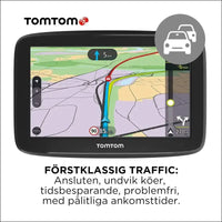 TomTom Car Sat Nav GO Classic (6 Inch, with Traffic Congestion and Speed Cam Alert Trial Thanks to TomTom Traffic, EU Maps, Updates via WiFi, Integrated Reversible Mount)