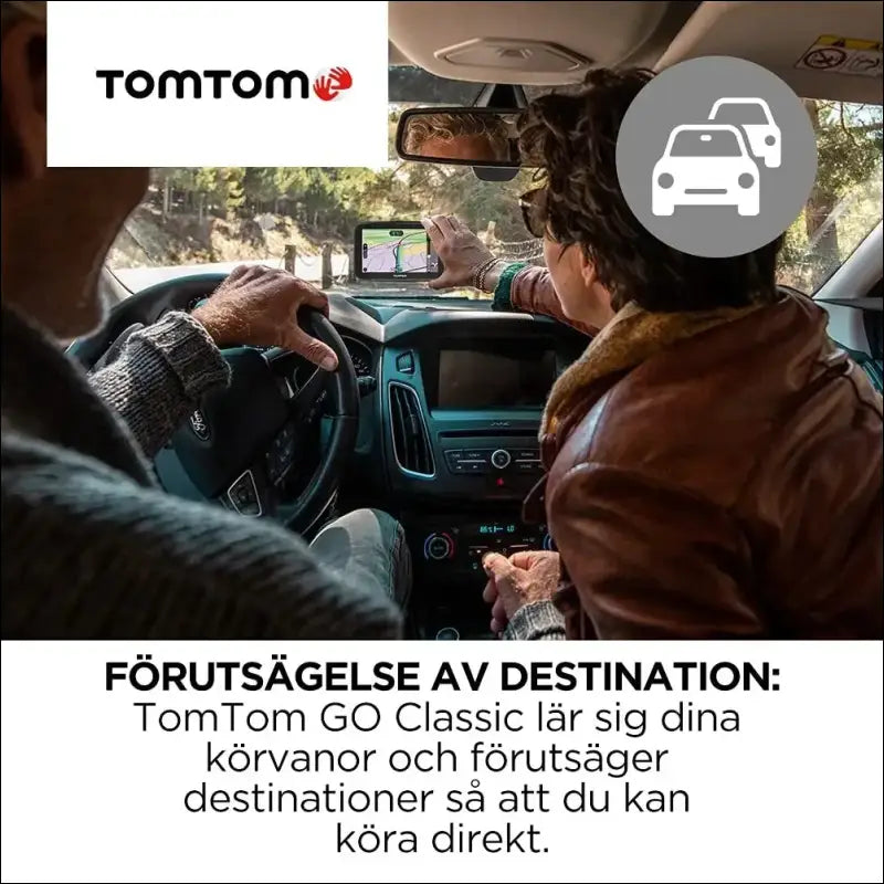 TomTom Car Sat Nav GO Classic (6 Inch, with Traffic Congestion and Speed Cam Alert Trial Thanks to TomTom Traffic, EU Maps, Updates via WiFi, Integrated Reversible Mount)