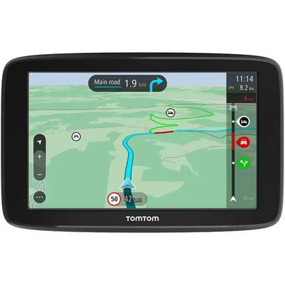TomTom Car Sat Nav GO Classic (6 Inch, with Traffic Congestion and Speed Cam Alert Trial Thanks to TomTom Traffic, EU Maps, Updates via WiFi, Integrated Reversible Mount)