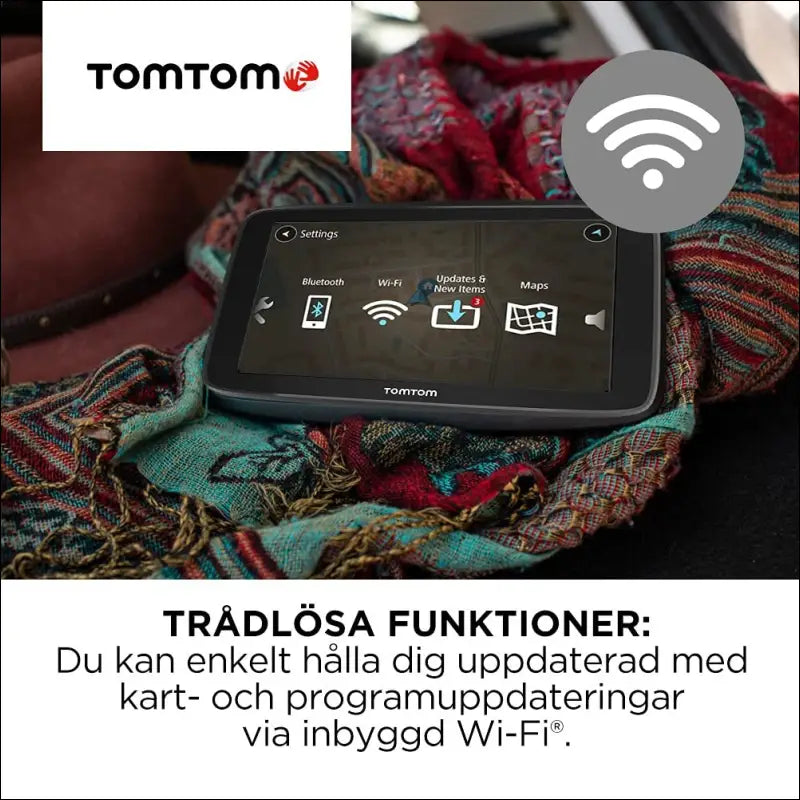 TomTom Car Sat Nav GO Classic (6 Inch, with Traffic Congestion and Speed Cam Alert Trial Thanks to TomTom Traffic, EU Maps, Updates via WiFi, Integrated Reversible Mount)