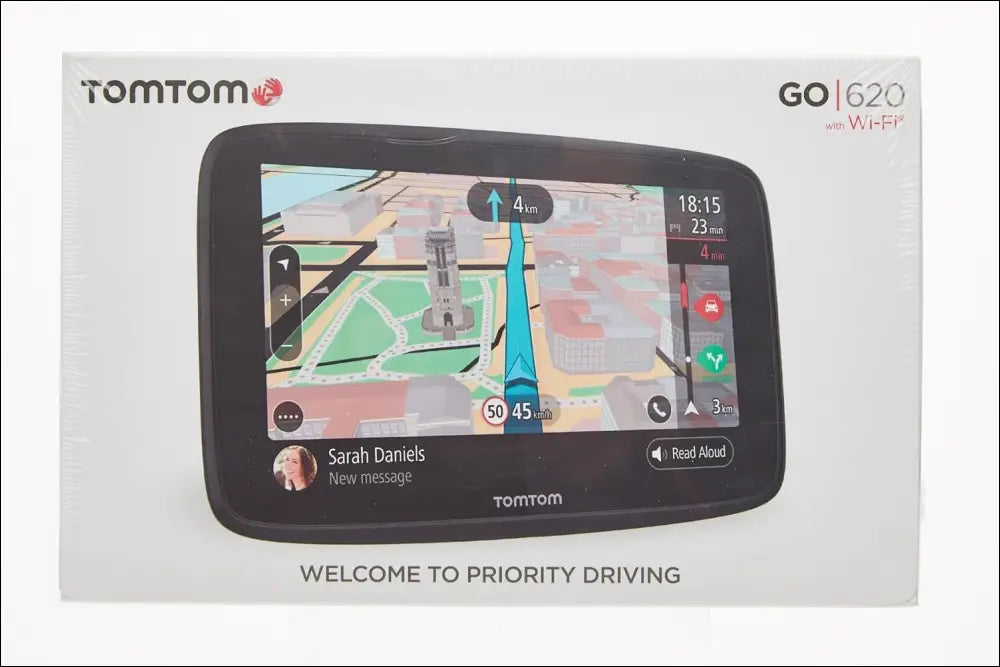 TomTom GO 620 (6 Pouces) - GPS Auto - Cartographie Monde, Trafic, Zones de Danger à Vie (via Smartphone) et Appel Mains-Libres