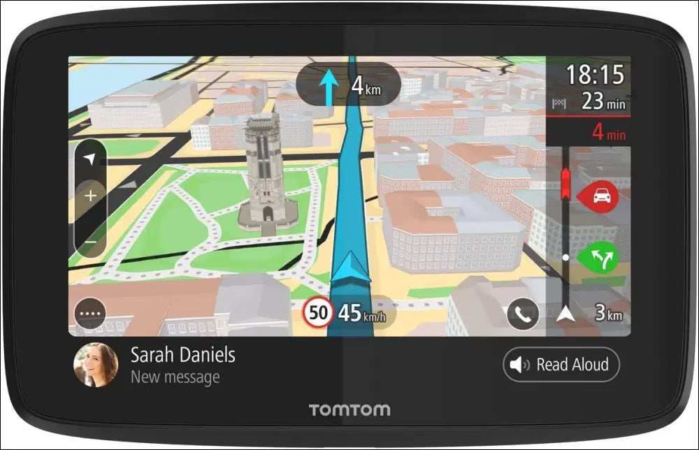 TomTom GO 620 (6 Pouces) - GPS Auto - Cartographie Monde, Trafic, Zones de Danger à Vie (via Smartphone) et Appel Mains-Libres