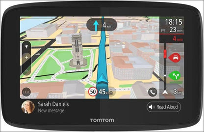 TomTom GO 620 (6 Pouces) - GPS Auto - Cartographie Monde, Trafic, Zones de Danger à Vie (via Smartphone) et Appel Mains-Libres