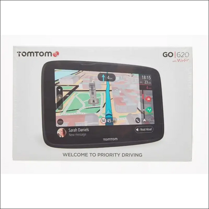TomTom GO 620 (6 Pouces) - GPS Auto - Cartographie Monde, Trafic, Zones de Danger à Vie (via Smartphone) et Appel Mains-Libres
