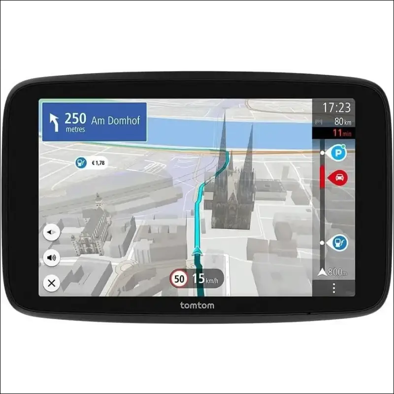 TomTom GO Navigator Car Sat Nav (Extra Large 7 Inch Display, Avoid Jams Thanks to TomTom Traffic, Maps of Europe, Wi-Fi Updates, Premium Services, Unique Magnetic Holder)