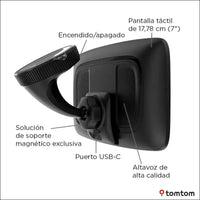 TomTom GO Navigator Car Sat Nav (Extra Large 7 Inch Display, Avoid Jams Thanks to TomTom Traffic, Maps of Europe, Wi-Fi Updates, Premium Services, Unique Magnetic Holder)