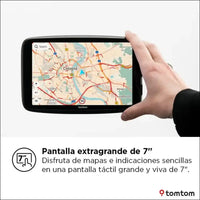 TomTom GO Navigator Car Sat Nav (Extra Large 7 Inch Display, Avoid Jams Thanks to TomTom Traffic, Maps of Europe, Wi-Fi Updates, Premium Services, Unique Magnetic Holder)