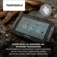 TomTom Motorcycle Sat Nav Rider 50, 4.3 Inch with Motorcycle Specific Winding and Hilly Roads, Updates via Wi-Fi, Compatible with Siri and Google Now, 3 Months Traffic and Speed...