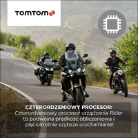 TomTom Motorcycle Sat Nav Rider 50, 4.3 Inch with Motorcycle Specific Winding and Hilly Roads, Updates via Wi-Fi, Compatible with Siri and Google Now, 3 Months Traffic and Speed...