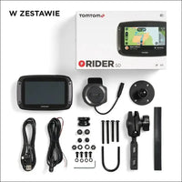 TomTom Motorcycle Sat Nav Rider 50, 4.3 Inch with Motorcycle Specific Winding and Hilly Roads, Updates via Wi-Fi, Compatible with Siri and Google Now, 3 Months Traffic and Speed...