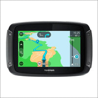 TomTom Motorcycle Sat Nav Rider 50, 4.3 Inch with Motorcycle Specific Winding and Hilly Roads, Updates via Wi-Fi, Compatible with Siri and Google Now, 3 Months Traffic and Speed...