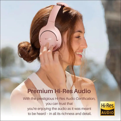 TOZO HT2 Hybrid Active Noise Cancelling Wireless Headphones, 60H Playtime Lossless Audio Over Ear Bluetooth Headphones, Hi-Res Audio Deep Bass Foldable Lightweight Headset for...