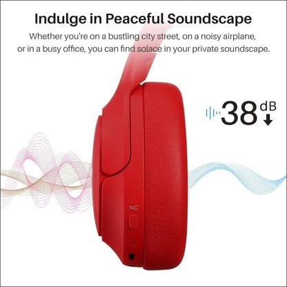 TOZO HT2 Hybrid Active Noise Cancelling Wireless Headphones, 60H Playtime Lossless Audio Over Ear Bluetooth Headphones, Hi-Res Audio Deep Bass Foldable Lightweight Headset for...