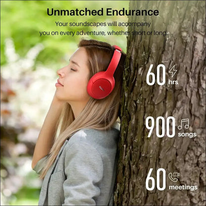 TOZO HT2 Hybrid Active Noise Cancelling Wireless Headphones, 60H Playtime Lossless Audio Over Ear Bluetooth Headphones, Hi-Res Audio Deep Bass Foldable Lightweight Headset for...