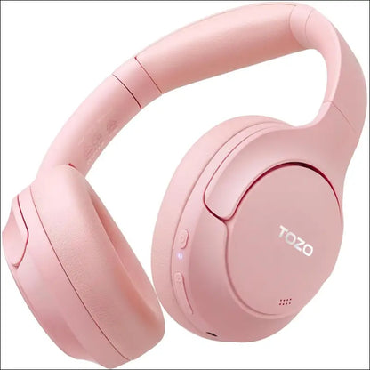 TOZO HT2 Hybrid Active Noise Cancelling Wireless Headphones, 60H Playtime Lossless Audio Over Ear Bluetooth Headphones, Hi-Res Audio Deep Bass Foldable Lightweight Headset for...