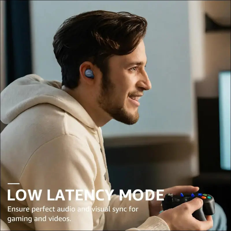 TOZO New Hybrid Active Noise Cancelling Wireless Earbuds, 6 Mics ENC Clear Call, IPX8 Waterproof, in Ear Bluetooth 5.3 Headphones Stereo Bass Heasets 59H Playtime with LED...