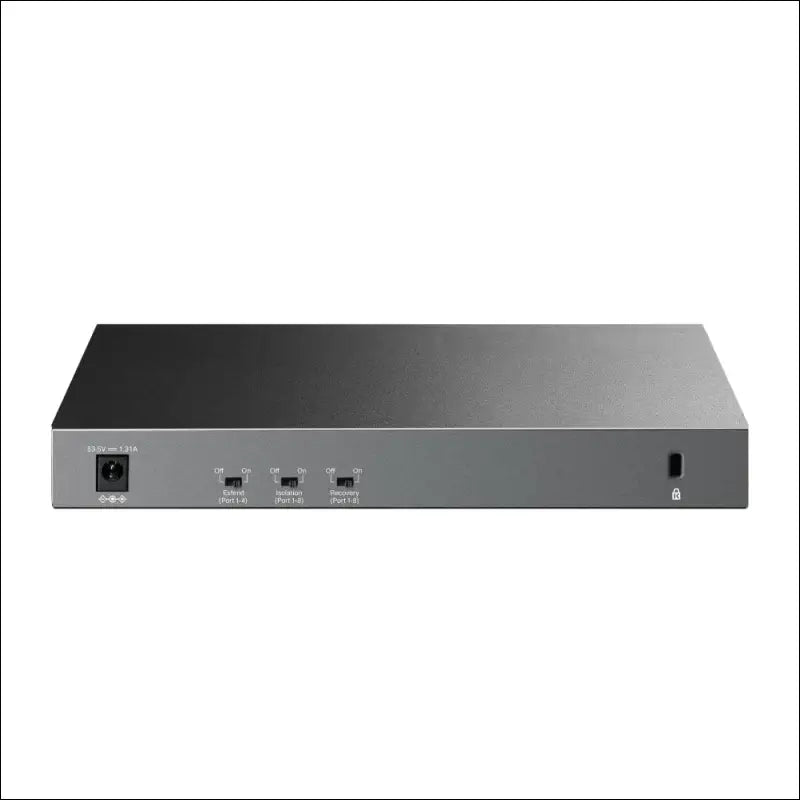 TP-Link 10-Port Gigabit Desktop Ethernet Switch with 8-Port PoE + Support Auto-negotiation 61 W PoE Budget Plug & Play