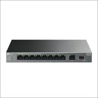 TP-Link 10-Port Gigabit Desktop Ethernet Switch with 8-Port PoE + Support Auto-negotiation 61 W PoE Budget Plug & Play