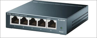 TP-Link 5-Port Gigabit Desktop Unmanaged Ethernet Switch, Network Expansion, RJ45 ports, Auto-MDI/MDIX, Plug & Play, Metal Case, No Configuration