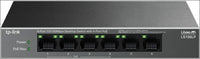 TP-Link 6-Port 10/100Mbps Desktop Ethernet Switch with 4-Port PoE 41 W PoE Budget Up to 250m PoE Auto Recovery Energy