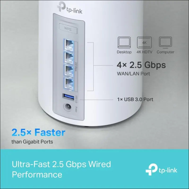 Tp-Link Deco BE11000 Tri-Band Whole Home Mesh Wifi 7, up to 11 Gbps, MLO, 320 Mhz, 6 Ghz Band, Seamless AI Roaming, Homeshield Security, Gaming & Streaming, Smart Home (Deco Be65(3-Pack))