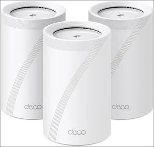 Tp-Link Deco BE11000 Tri-Band Whole Home Mesh Wifi 7, up to 11 Gbps, MLO, 320 Mhz, 6 Ghz Band, Seamless AI Roaming, Homeshield Security, Gaming &