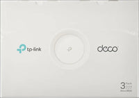 Tp-Link Deco BE11000 Tri-Band Whole Home Mesh Wifi 7, up to 11 Gbps, MLO, 320 Mhz, 6 Ghz Band, Seamless AI Roaming, Homeshield Security, Gaming & Streaming, Smart Home (Deco Be65(3-Pack))
