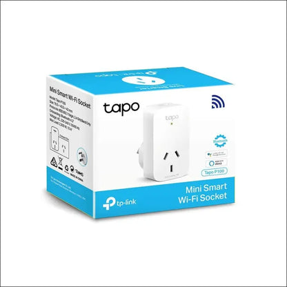 TP-Link Tapo Mini Smart Wi-Fi Socket, Smart Home Safety Protection, Remote & Voice Control, Schedule & Timer, Away Mode, Easy Setup (Tapo P100(1-pack))