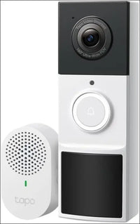 TP-Link Tapo Smart Battery Video Doorbell, Home Security System, 2K, 160° FOV, Flexible, Head-to-Toe,Two-way video, AI Detection, Color Night Vision,Ring Call,Anti-theft...