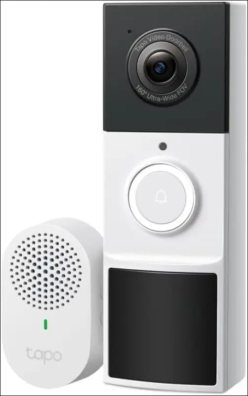 TP-Link Tapo Smart Battery Video Doorbell, Home Security System, 2K, 160° FOV, Flexible, Head-to-Toe,Two-way video, AI Detection, Color Night Vision,Ring Call,Anti-theft...