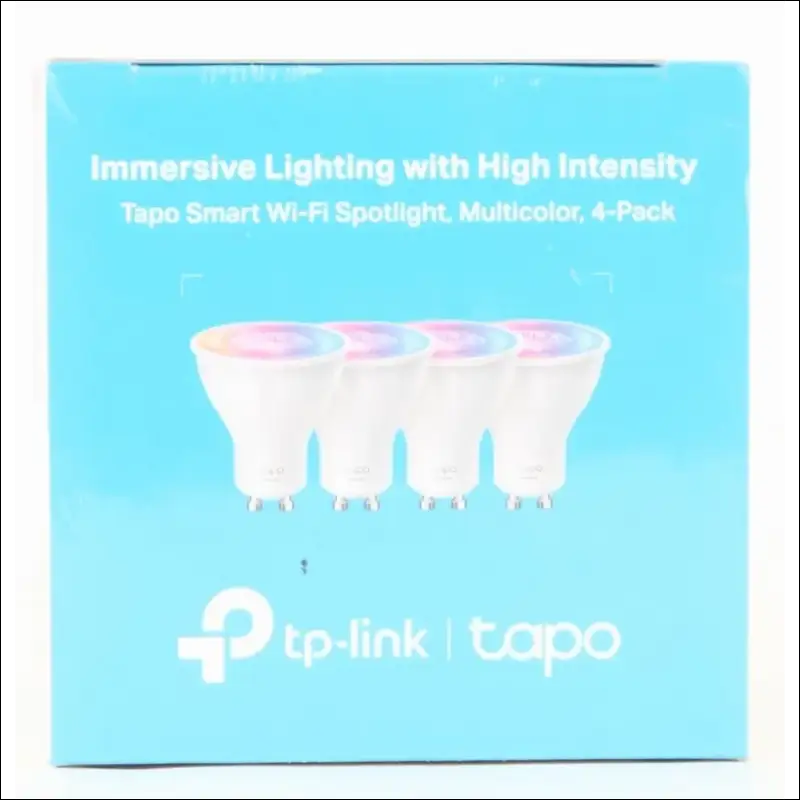 TP-Link Tapo Smart Wi-Fi Spotlight, Multicolour, Tunable White - GU10, 3.7W, No Hub Required, Compatible with Alexa and Google Home, Remote Control, Energy Class A+ (Tapo...