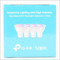 TP-Link Tapo Smart Wi-Fi Spotlight, Multicolour, Tunable White - GU10, 3.7W, No Hub Required, Compatible with Alexa and Google Home, Remote Control, Energy Class A+ (Tapo...