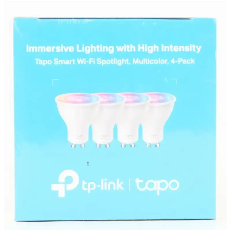 TP-Link Tapo Smart Wi-Fi Spotlight, Multicolour, Tunable White - GU10, 3.7W, No Hub Required, Compatible with Alexa and Google Home, Remote Control, Energy Class A+ (Tapo...