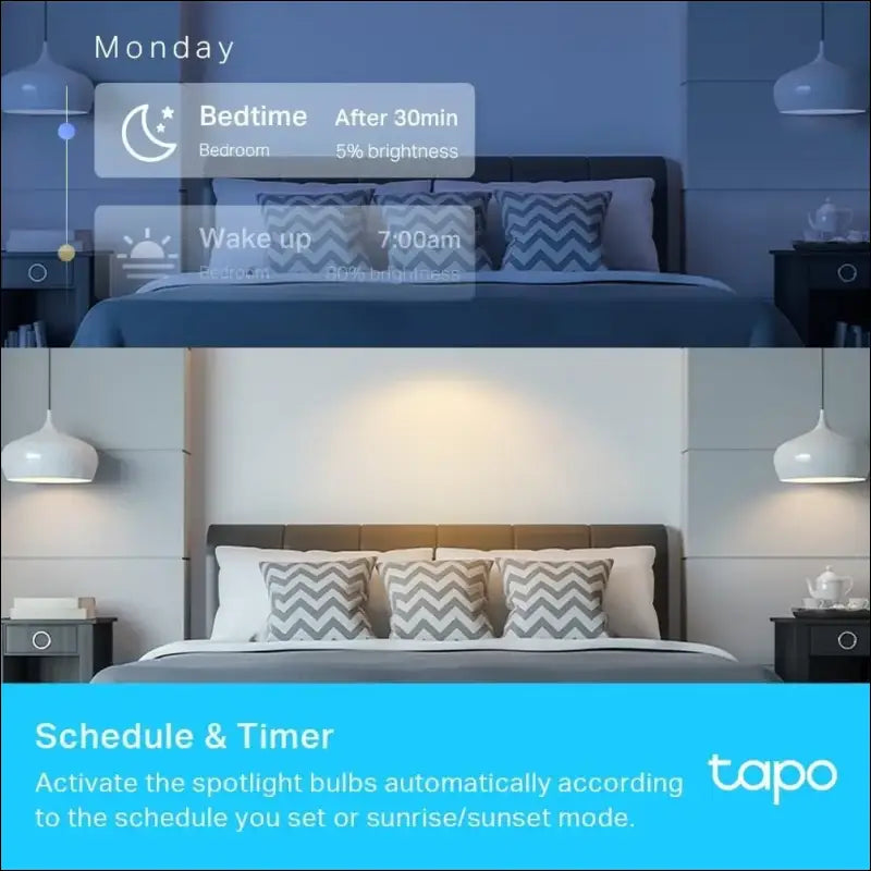 TP-Link Tapo Smart Wi-Fi Spotlight, Multicolour, Tunable White - GU10, 3.7W, No Hub Required, Compatible with Alexa and Google Home, Remote Control, Energy Class A+ (Tapo...