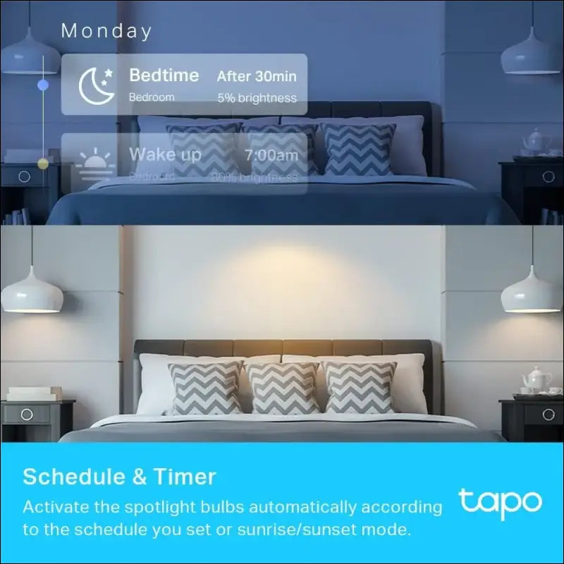 TP-Link Tapo Smart Wi-Fi Spotlight, Multicolour, Tunable White - GU10, 3.7W, No Hub Required, Compatible with Alexa and Google Home, Remote Control, Energy Class A+ (Tapo...