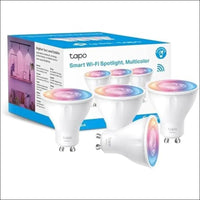 TP-Link Tapo Smart Wi-Fi Spotlight, Multicolour, Tunable White - GU10, 3.7W, No Hub Required, Compatible with Alexa and Google Home, Remote Control, Energy Class A+ (Tapo...