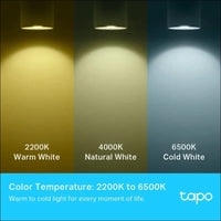 TP-Link Tapo Smart Wi-Fi Spotlight, Multicolour, Tunable White - GU10, 3.7W, No Hub Required, Compatible with Alexa and Google Home, Remote Control, Energy Class A+ (Tapo...