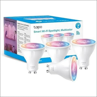 TP-Link Tapo Smart Wi-Fi Spotlight, Multicolour, Tunable White - GU10, 3.7W, No Hub Required, Compatible with Alexa and Google Home, Remote Control, Energy Class A+ (Tapo...